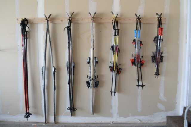 DIY Wooden Ski Racks