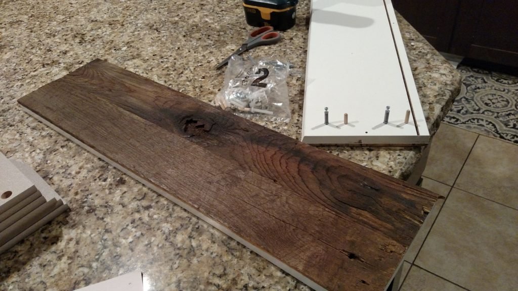 Barn Wood Faced Dresser Ikea Hack