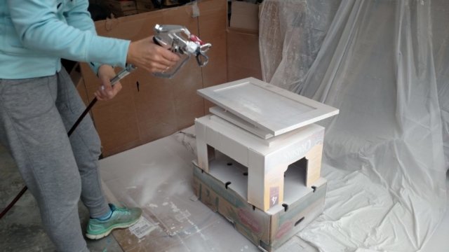 DIY Spray vs. Roll Paint