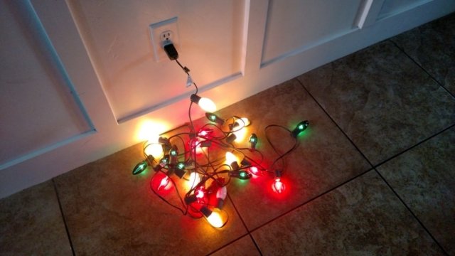 how to fix a broken Christmas light strand  fuse